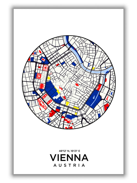 Map of Vienna