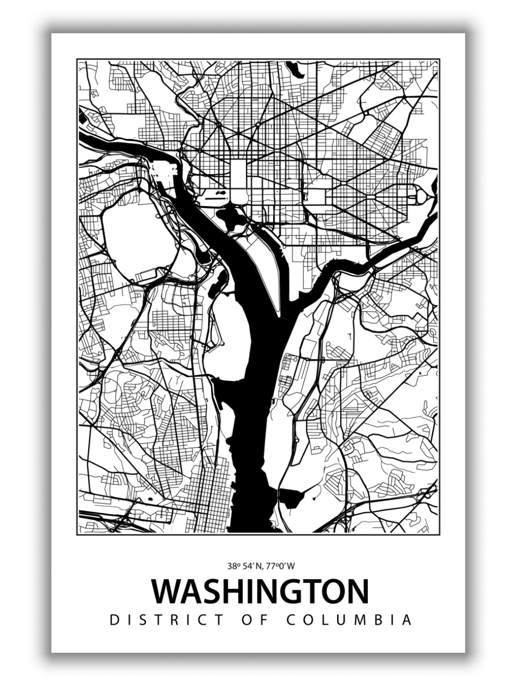 Map of Washington