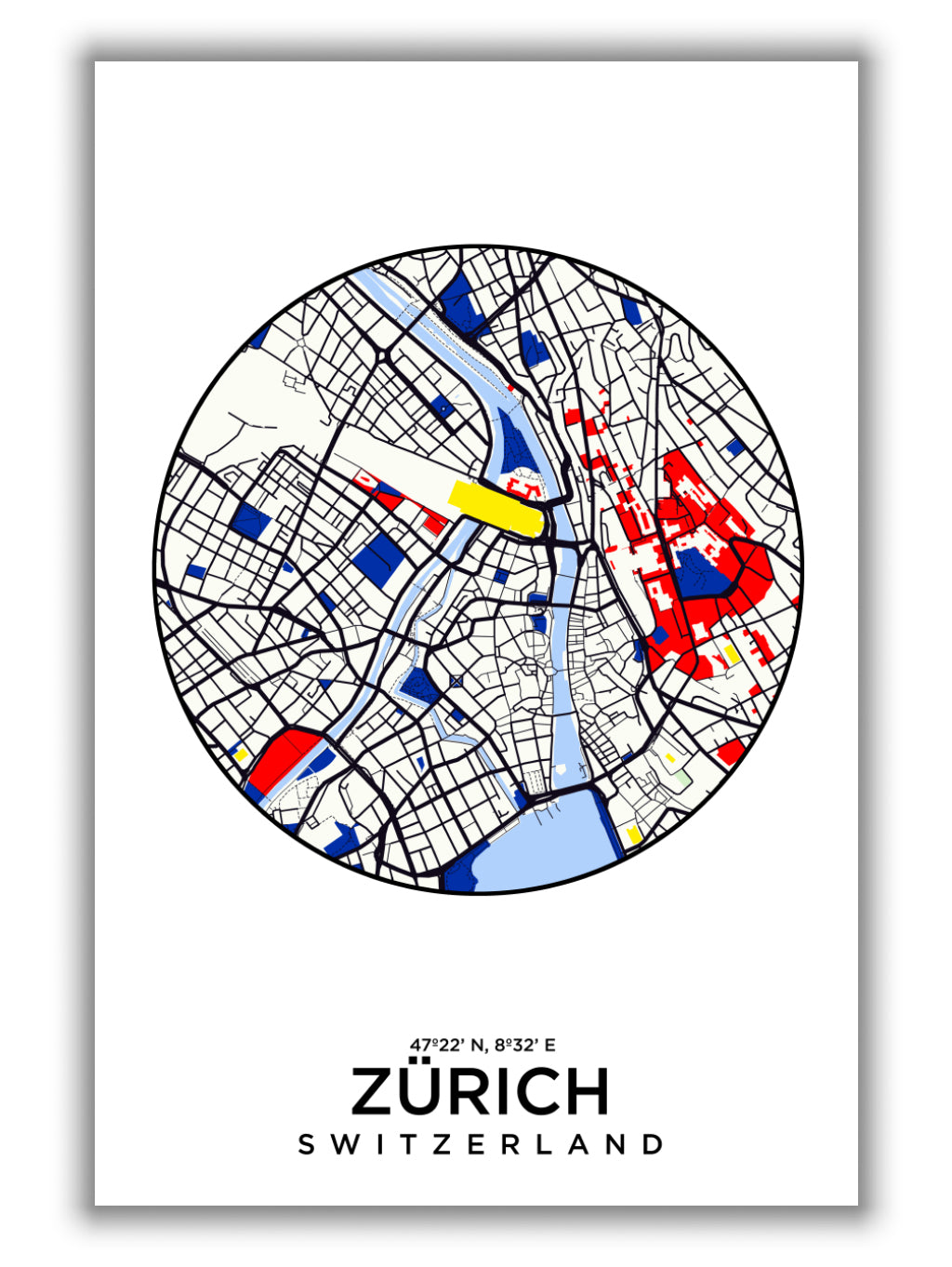 Map of Zurich