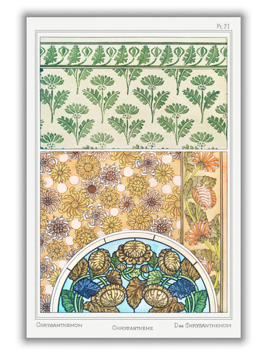 Chrysanthème (chrysanthemum) II by Maurice Pillard Verneuil