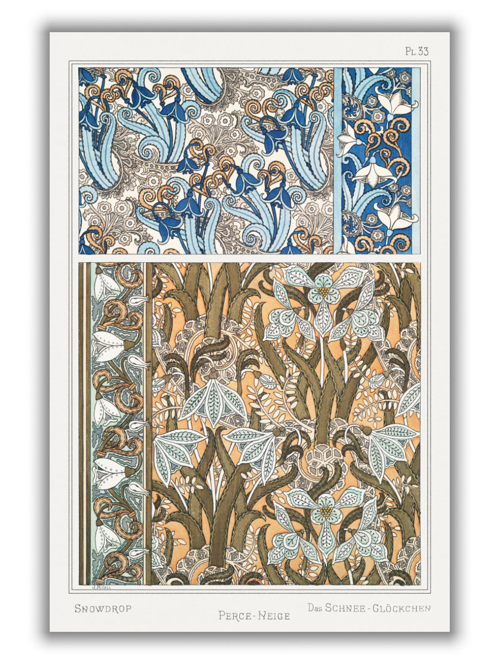 Perce–neige (snowdrops) II by Maurice Pillard Verneuil