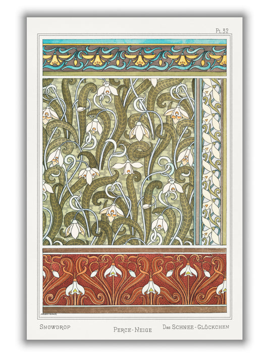 Perce–neige (snowdrops) III by Maurice Pillard Verneuil