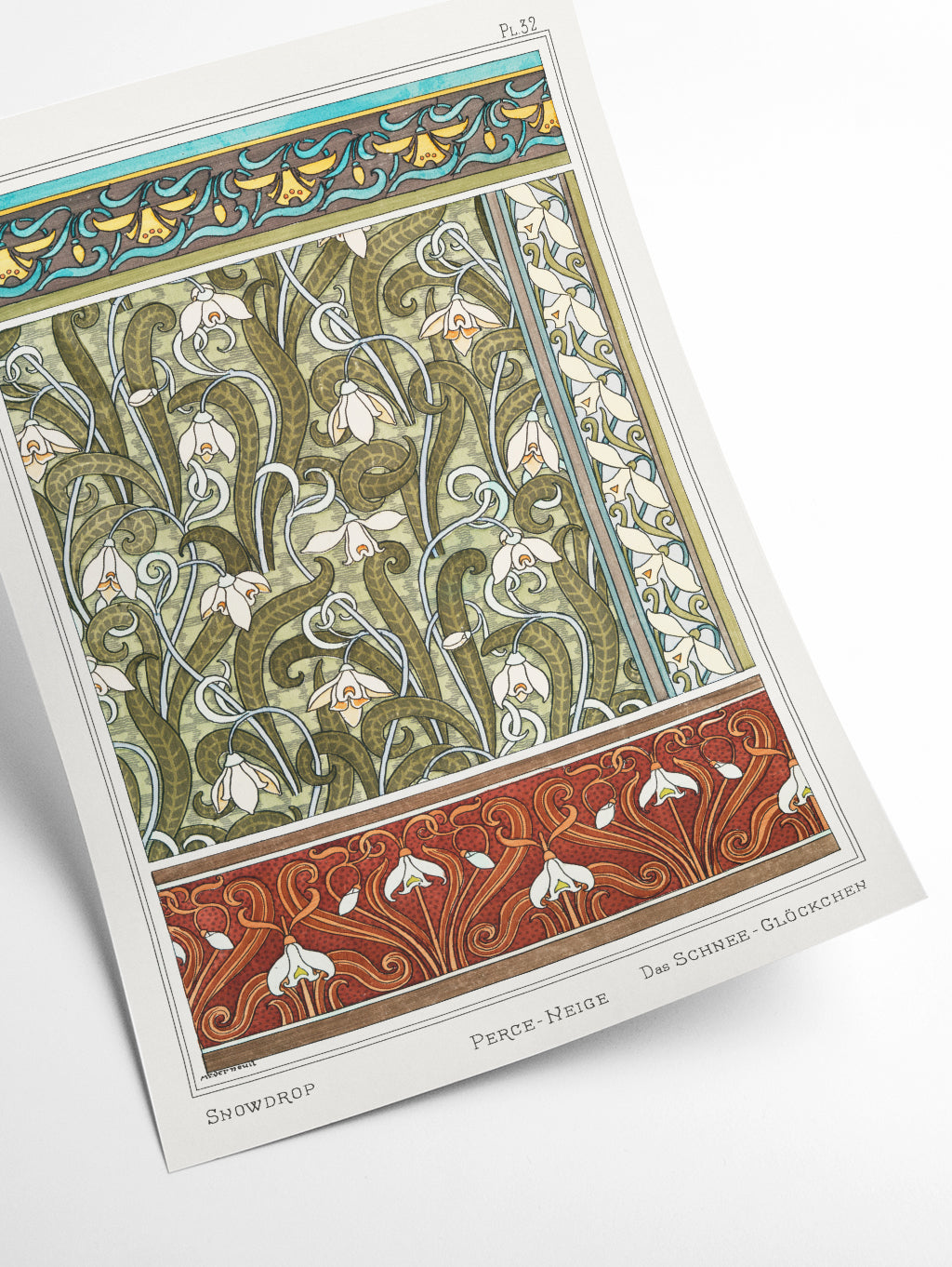 Perce–neige (snowdrops) III by Maurice Pillard Verneuil
