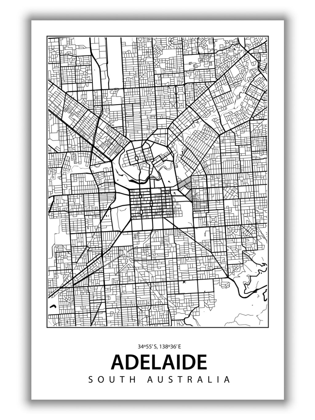 Map of Adelaide