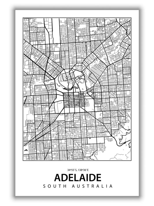 Map of Adelaide