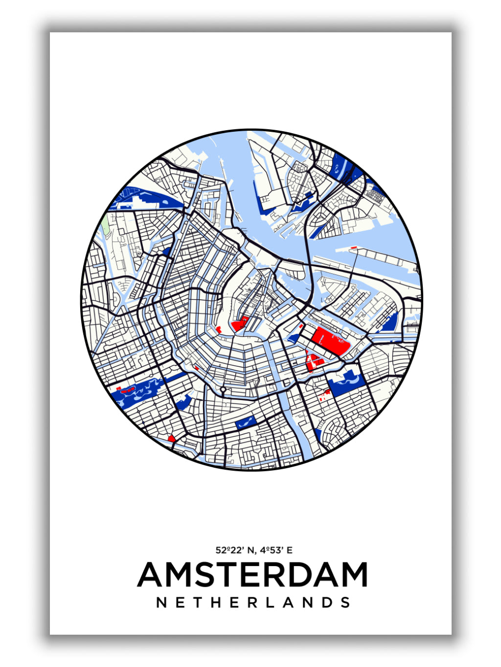 Map of Amsterdam