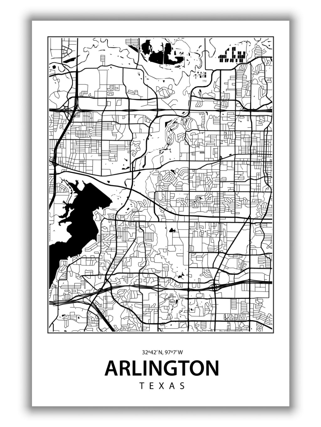 Map of Arlington