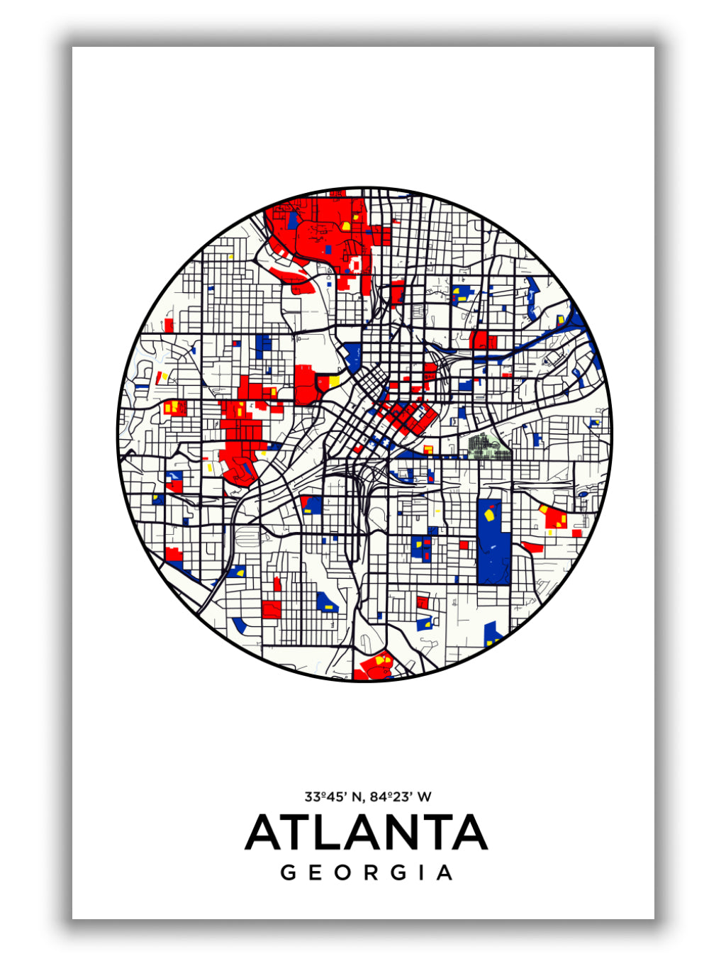 Map of Atlanta 1