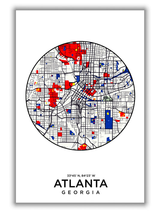 Map of Atlanta 1