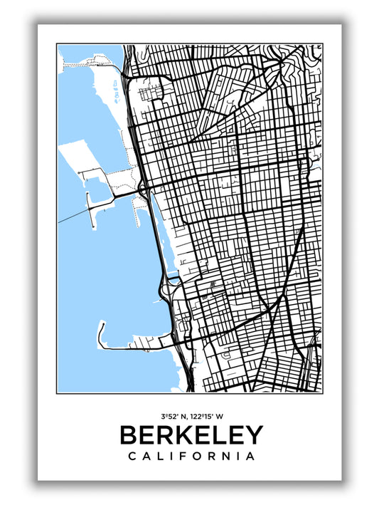Map of Berkeley California