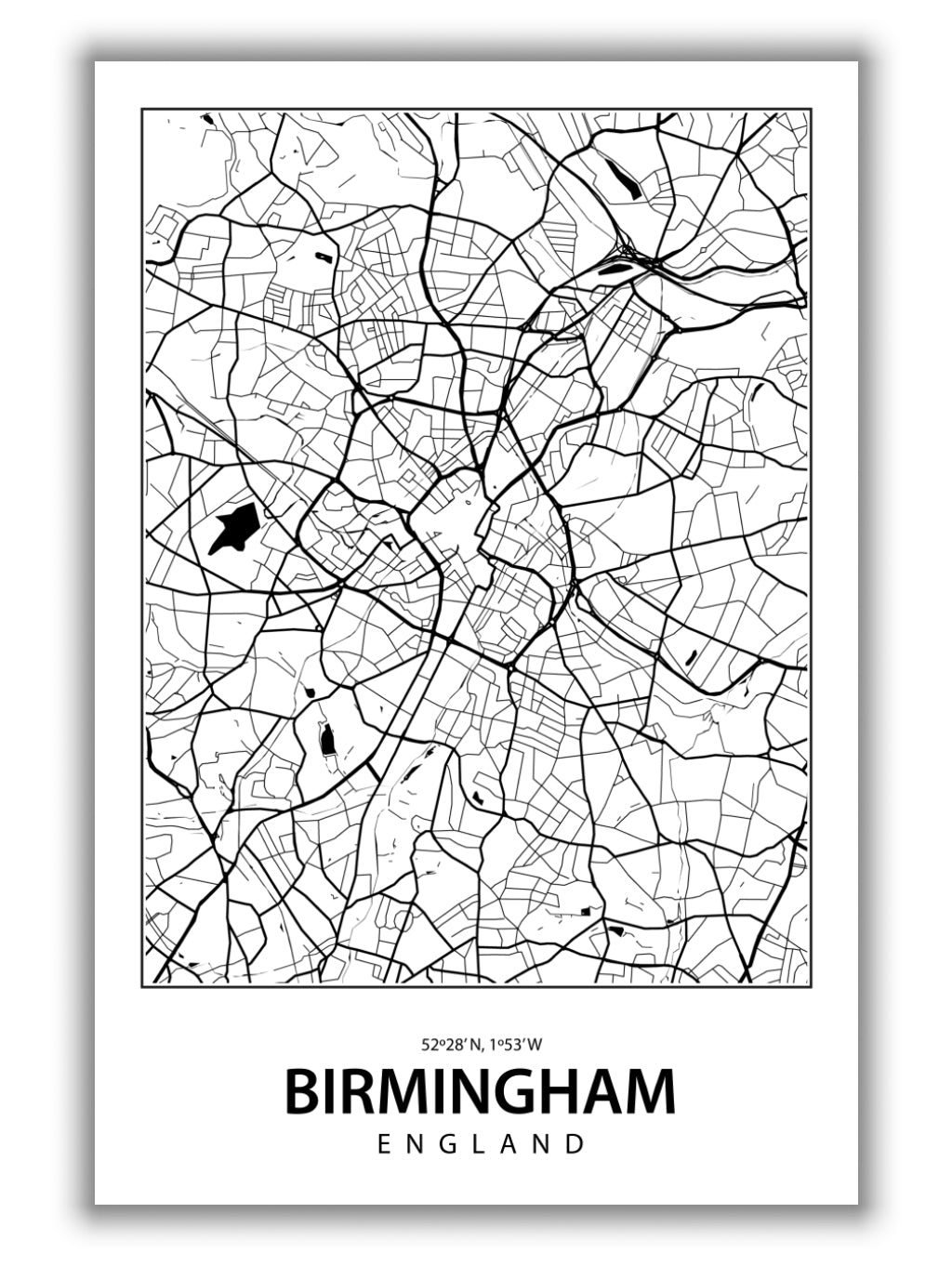 Map of Birmingham