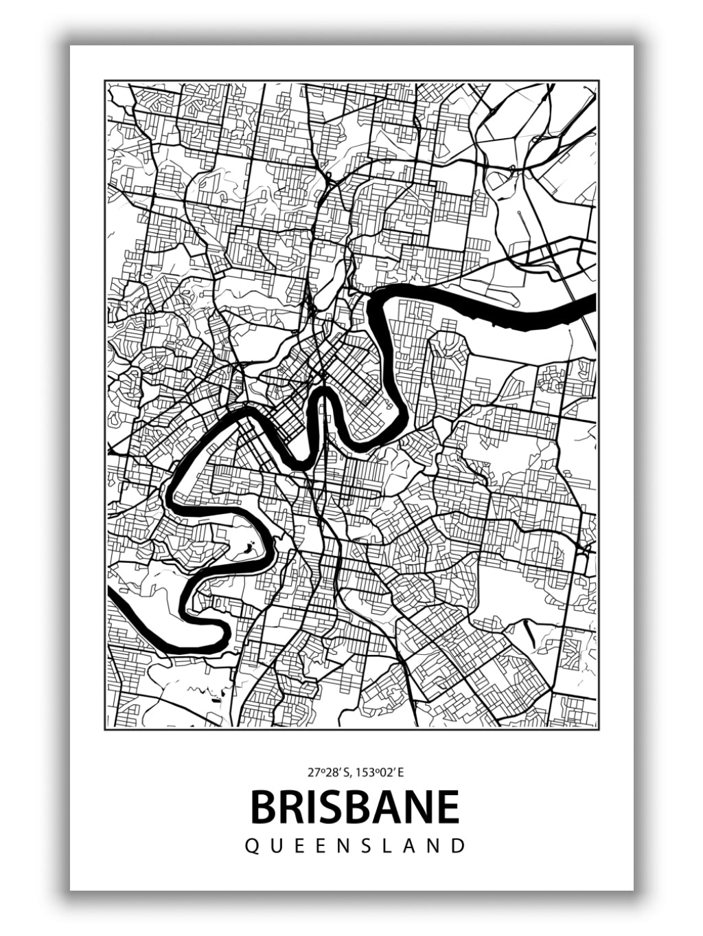 Map of Brisbane