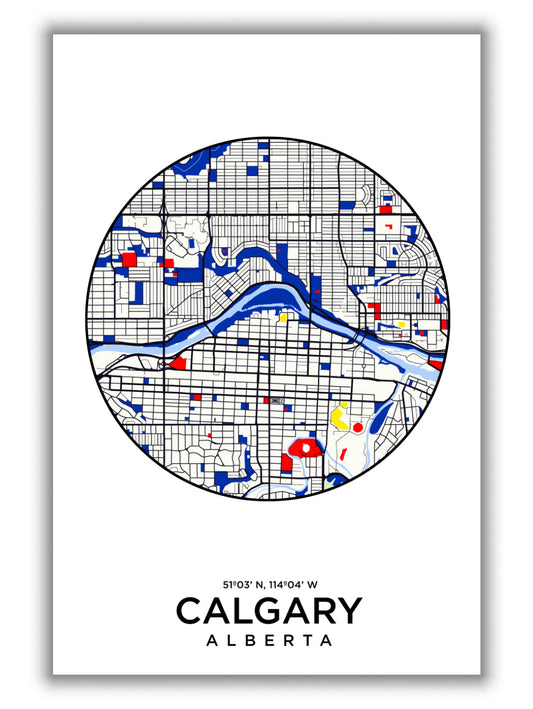 Map of Calgary