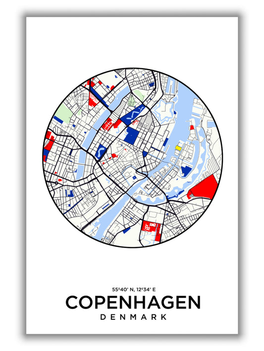 Map of Copenhagen