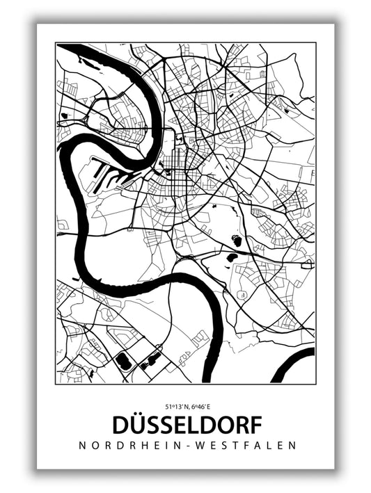 Map of Dusseldorf