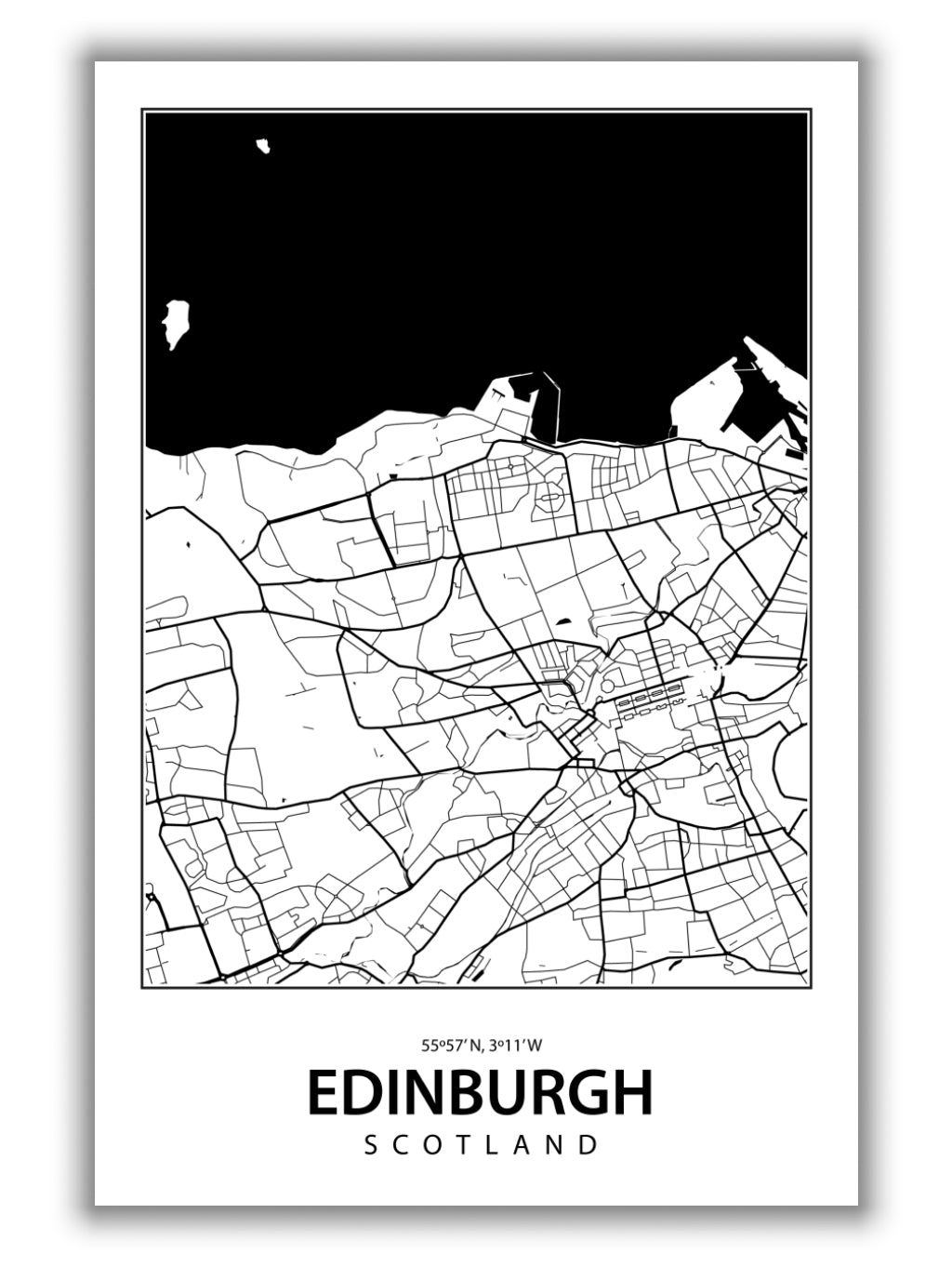 Map of Edinburgh