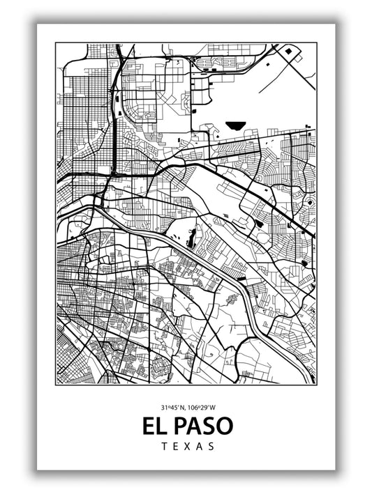 Map of El Paso