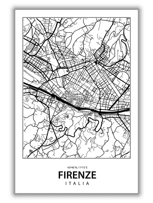 Map of Firenze Italy