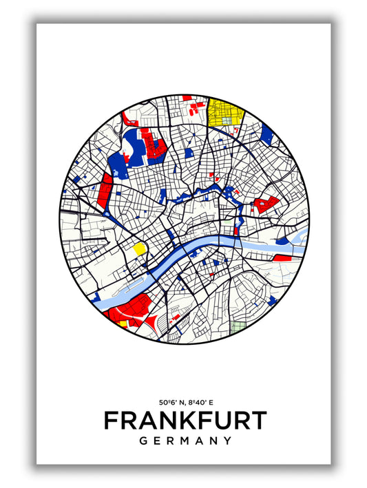 Map of Frankfurt