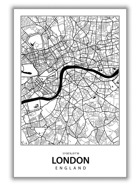 Map of London England